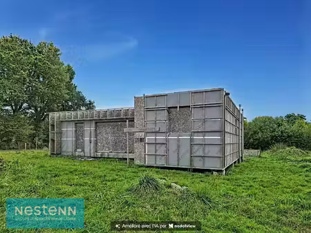 saint-martin-des-prés - maison contemporaine à ossature bois à achever !