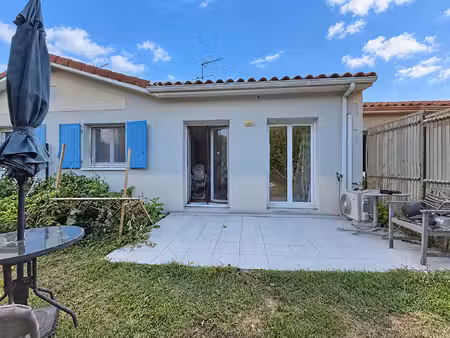 exclusivité - péchabou - maison t3 de plain-pied avec jardin sans vis-à-vis et parking