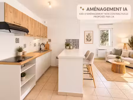 appartement t3 de 62 m2 avec 10 m2 de terrasse et 43 m2 de j