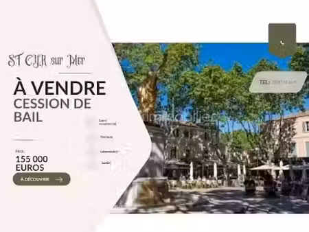 vente locaux professionnels à saint-cyr-sur-mer (83270)  155 000 €