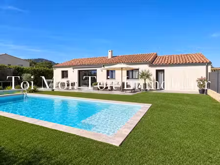 quissac villa f5 de plain-pied avec piscine sur 800 m2 de