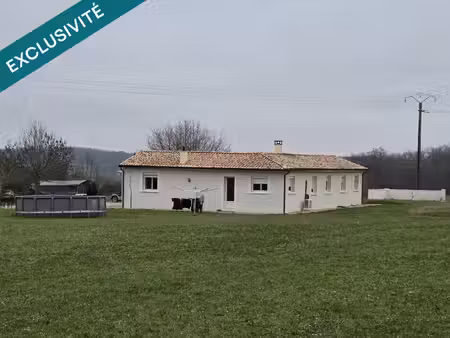 maison contemporaine t5 récente de 2021 à nastringues   terrain de 2209 m²