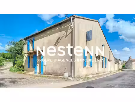 maison en pierre de 89 m2 à rénover avec 2 chambre et garage à moins de 5 km de nérac