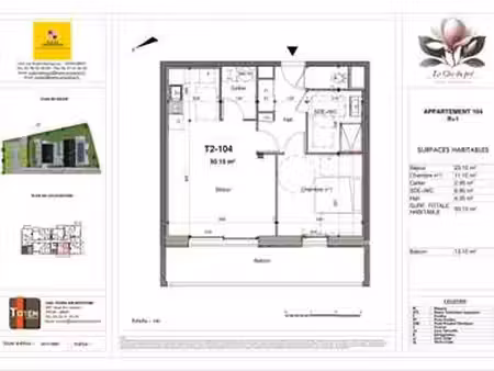 vente appartement 2 pièces à guilers (29820) : à vendre 2 pièces / 49m² guilers