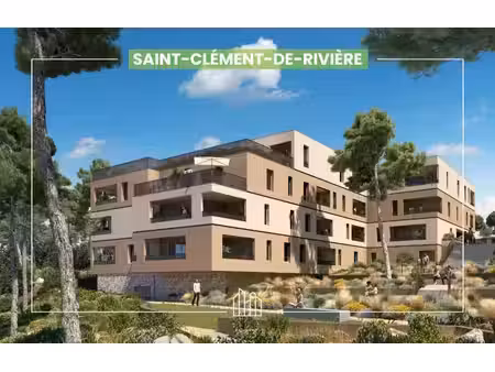 vente appartement neuf 3 pièces 72m2 saint-clément-de-rivière - 238000 € - surface privée