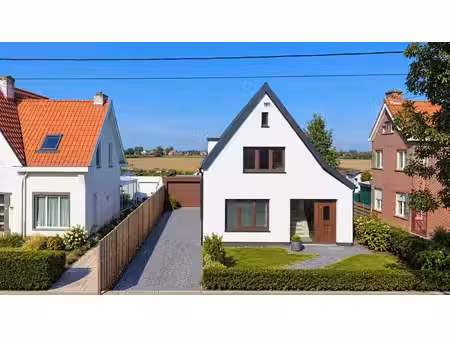 maison économe en énergie avec jardin à vendre à assenede