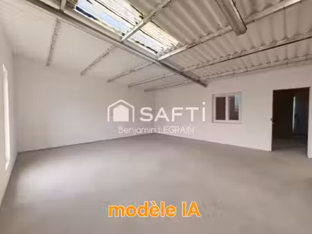 garage de 90m2 sur terrain constructible