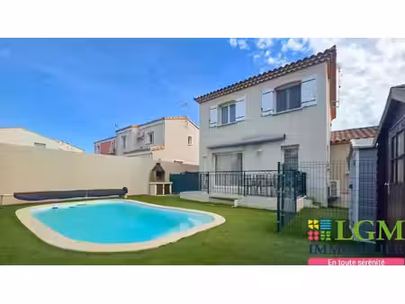 aigues mortes - secteur nord-ouest  terrasse & piscine