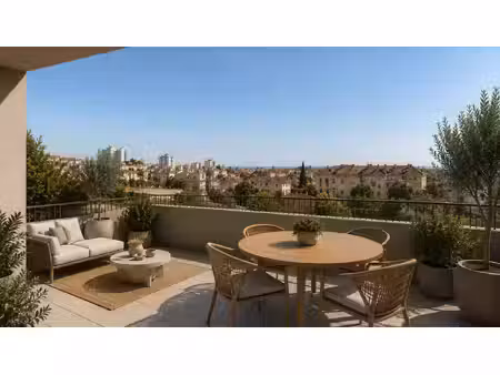 -splendide 3 pièces en duplex aux plaines avec aperçu mer
