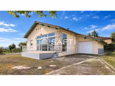 maison avec garage et beau jardin