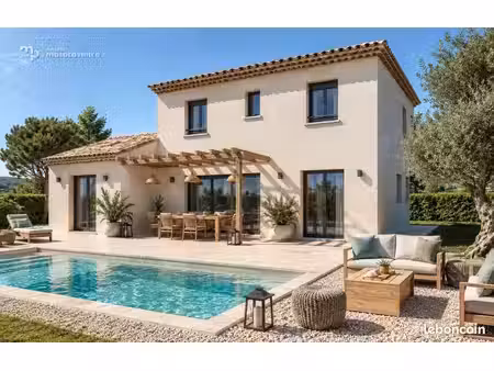 projet de construction d'une maison 120 m² avec terrain à la gaude (06)