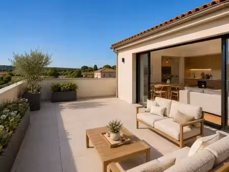 a saisir - toulon cap brun – grand duplex 4 pièces avec 46 m² de terrasses et une vu magan