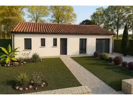 terrain avec maison neuf à vendre