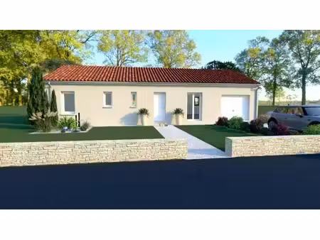 terrain avec maison neuf à vendre