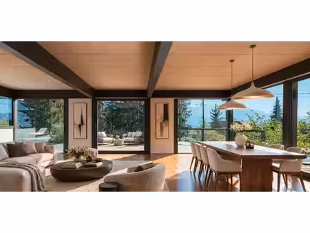 maison contemporaine avec piscine et jardin annecy (74)