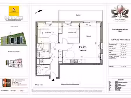 vente appartement 3 pièces à guilers (29820) : à vendre 3 pièces / 75m² guilers