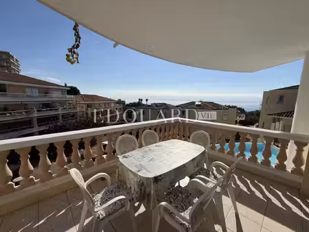 en exclusivité trois pièces avec terrasse  vue mer et garage  dans résidence de standing a