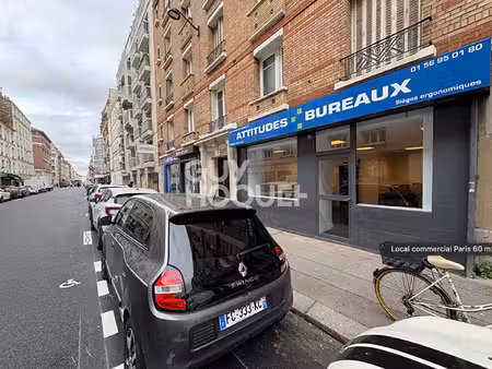 à vendre ? murs commerciaux 60 m² ? rue de wattignies  paris 12e