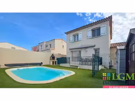 aigues mortes - secteur nord-ouest  terrasse & piscine