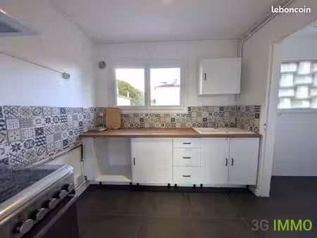 t4 meublé rénové 2 chambres avec garage et parking