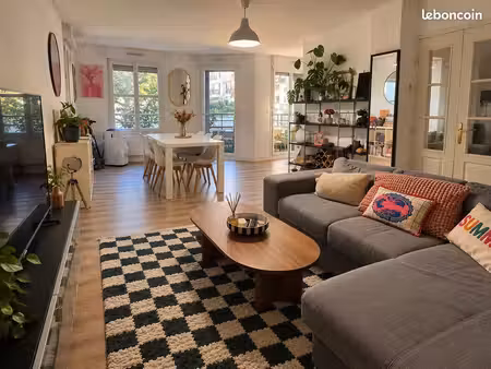 appartement 3 pièces quartier part dieu 73m2 avec parking