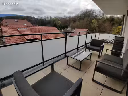 appartement t3 meublé de 69m²  au 3ème étage d’une résidence récente