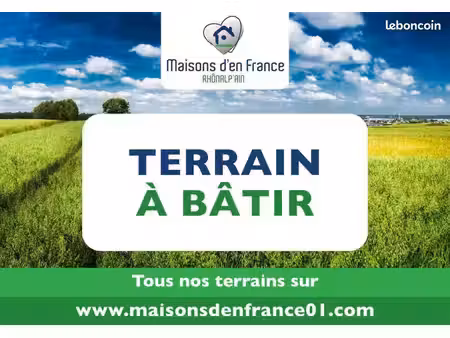 terrain constructible neuf à vendre