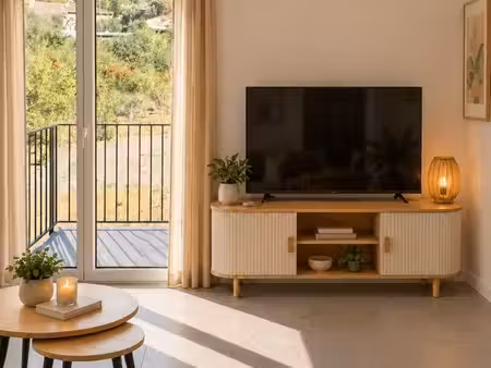 t2 meublé neuf avec jardin