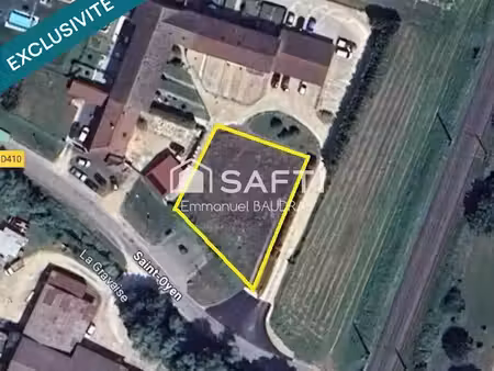 vente terrain à batir 1045 m² à montbellet (71260)  34 000 €