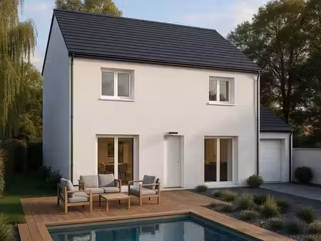 terrain avec maison neuf à vendre