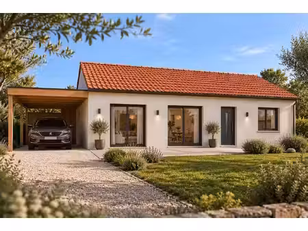 terrain avec maison neuf à vendre