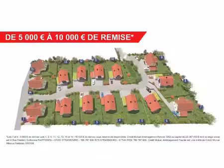 terrain constructible neuf à vendre