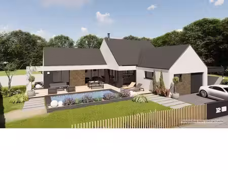 terrain avec maison neuf à vendre