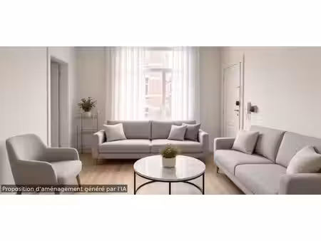 appartement une ou deux chambre(s) de ± 54 m² à rénover
