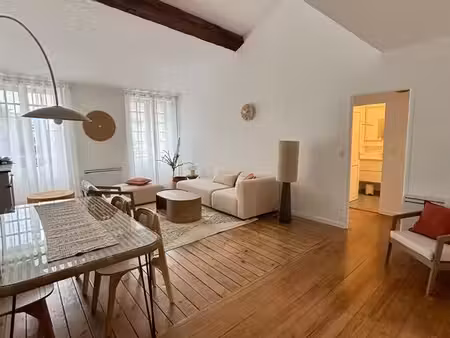 appartement de charme meublé 2 chambres + 1 bureau/chambre - bail mobilité cours victor hu