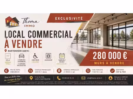 local commercial à vendre