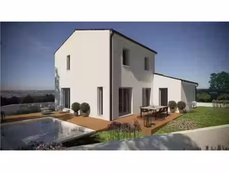 terrain avec maison neuf à vendre