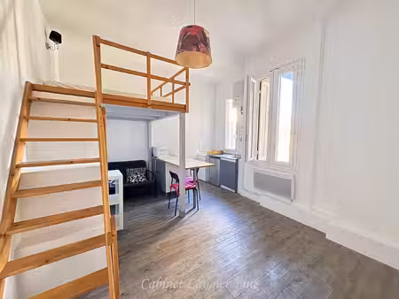 studio meublé avec mezzanine boulevard baille 13006 marseill