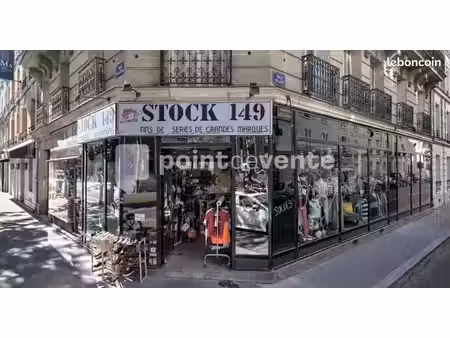 fonds de commerce habillement/textile 173 m²
