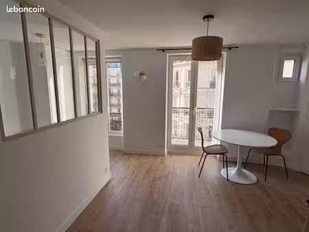 loue appartement 25m2 - en bas rue des martyrs