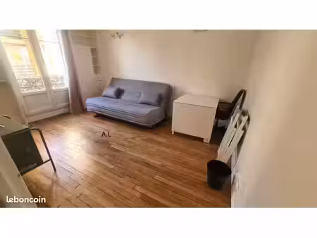 studio meublé 22m² paris 9e