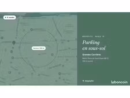 parking 12 m² paris