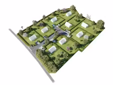 vente terrain 860 m² à appeville-annebault (27290)  49 000 €
