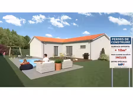 terrain avec maison neuf à vendre