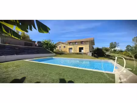 ensemble immobilier - 2 maisons + piscine