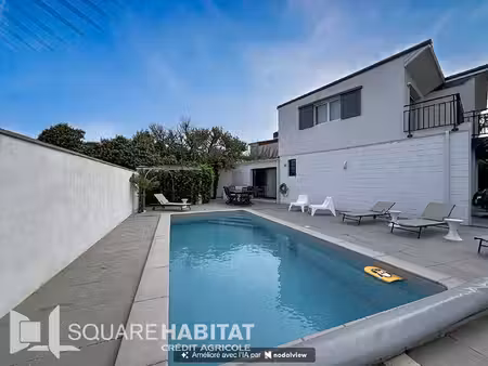 maison familiale rénovée - piscine - à 800 m de la plage