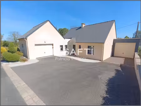 maison contemporaine de plain-pied  3 chambres  garage et garage camping-car