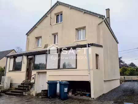 saint maur  maison de 145m² habitables avec sous-sol  2 garages et jardin