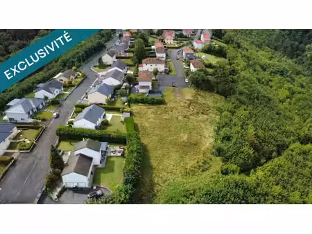 terrain constructible de 25 ares en zone ub