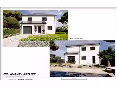 terrain avec maison neuf à vendre